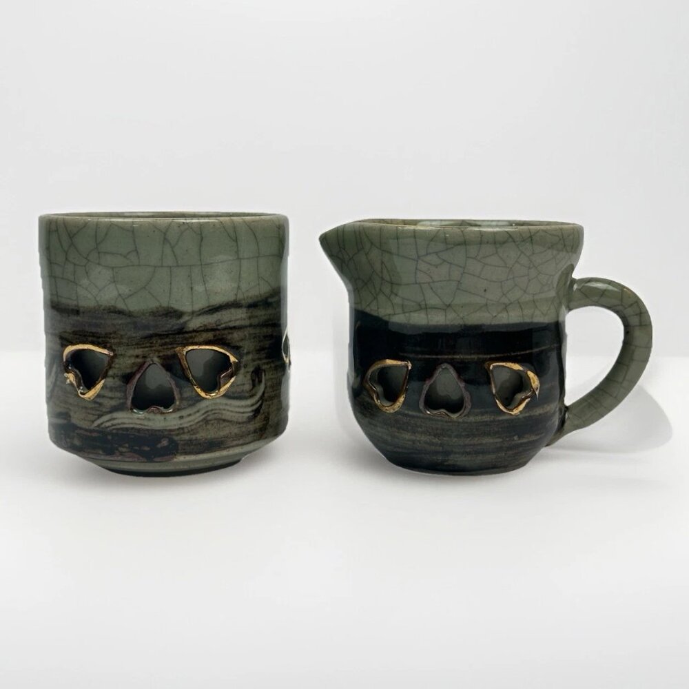 🐎🍵 Vintage Otagiri Soma Ware Japanese Horse Tea Cup & Creamer